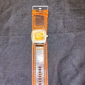 RETRO/ VINTAGE FOSSILE WIDE BAND WATCH